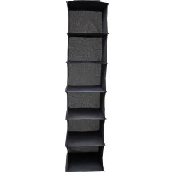 Organisateur de vêtements Gris - 6 niveaux - 30x30xH128 cm