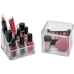 Organisateur à maquillage 2 niveaux transparent < Gifi Outlet