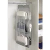 Organisateur sac de rangement suspendu 6 compartiments 36x85cm
