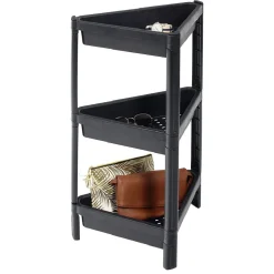 Organiseur d'angle 3 niveaux noir < Gifi Clearance