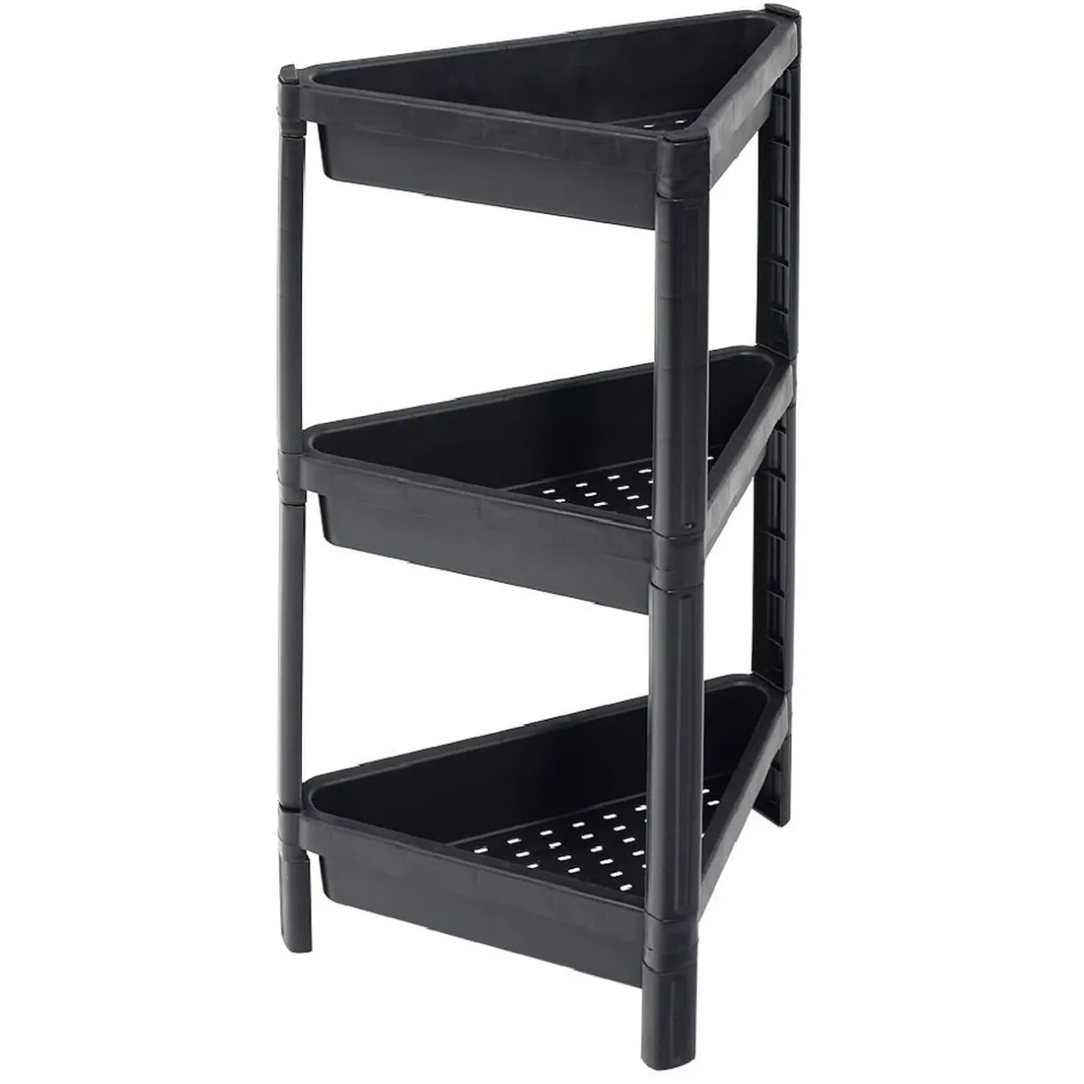 Organiseur d'angle 3 niveaux noir < Gifi Clearance