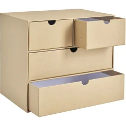 Organiseur de bureau 4 tiroirs < Gifi Discount