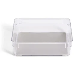 Organiseur de tiroir plastique transparent 16,3x16,3xH.4,8cm < Gifi Discount
