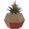 Origami Déco plante bois