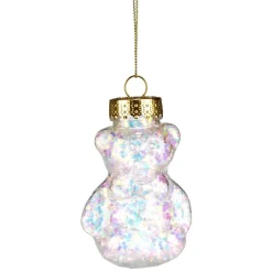 Ours de Noël à sequins à suspendre H6 cm (4 modèles) < Gifi Sale