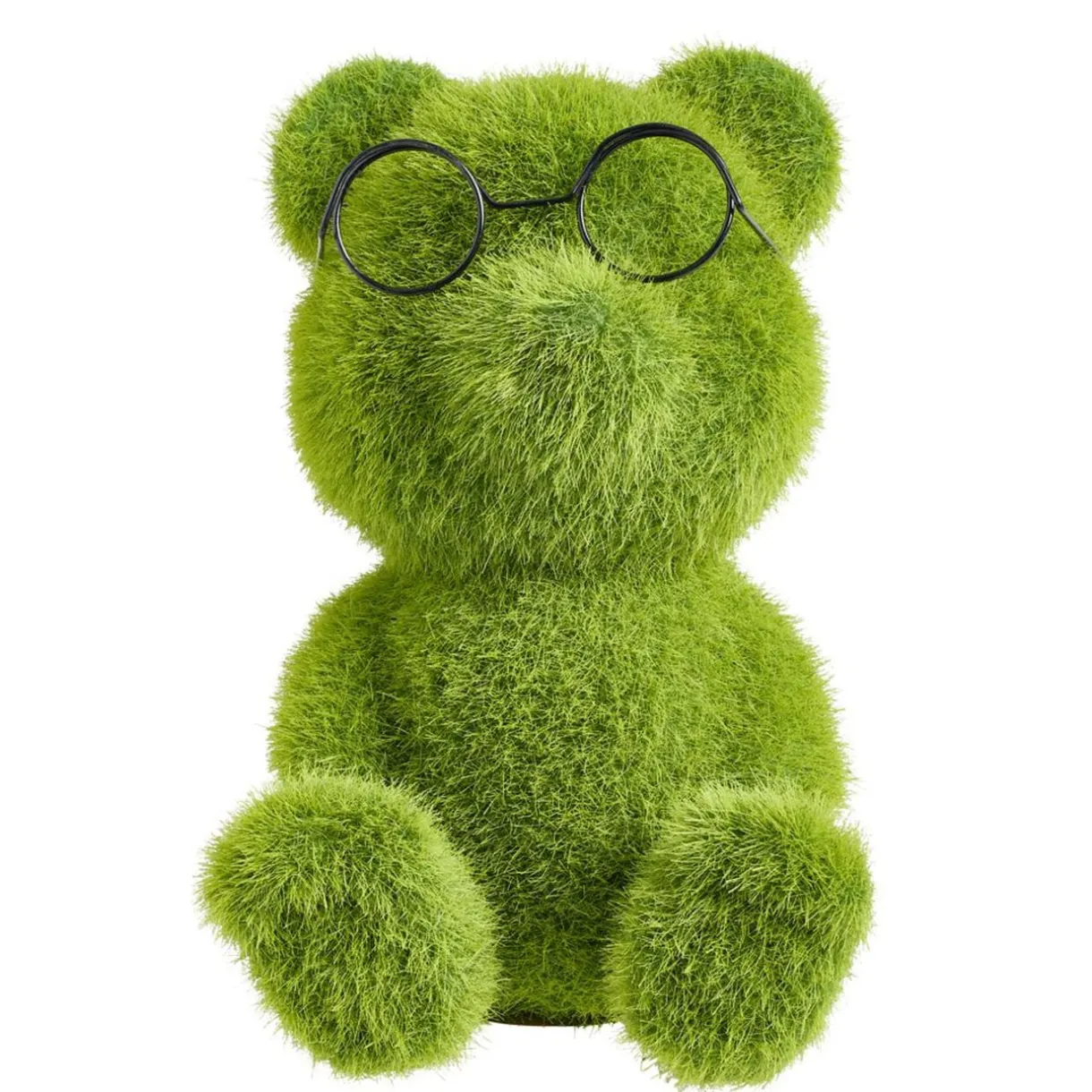 Ours en gazon synthétique vert 14x14xH20cm < Gifi Online