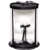 Ourson bouton de rose blanc 15x16xH23cm