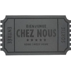 Paillasson antidérapant design Bienvenue Chez Nous < Gifi Outlet