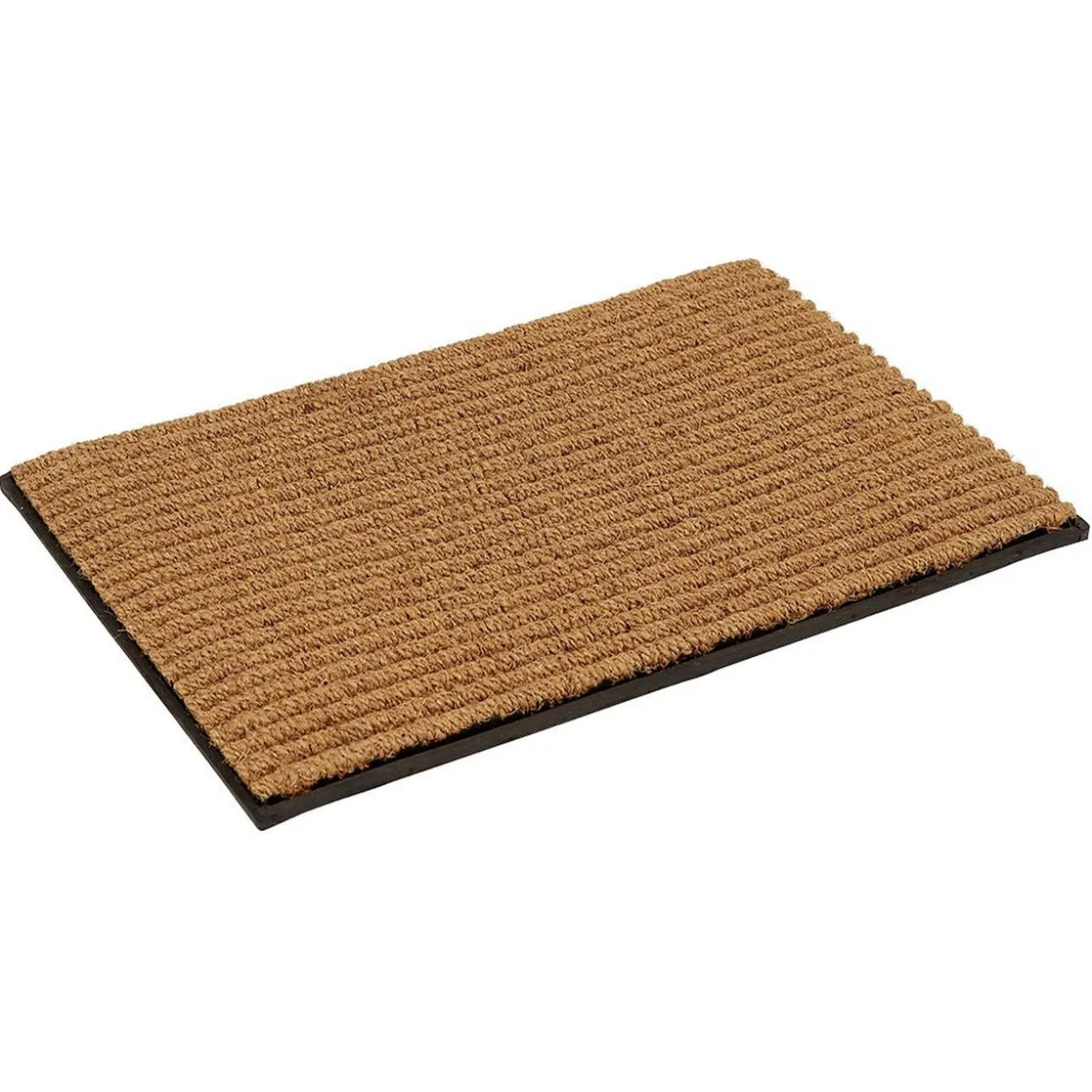 Paillasson boucle coco 60x40cm marron