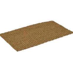 Paillasson coco rectangulaire marron 75x45cm