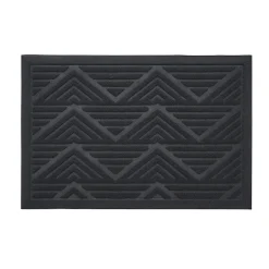 Paillasson extérieur antidérapant losange strié en relief 60x40cm