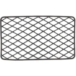 Paillasson grille caoutchouc essuie-pieds noir < Gifi Online