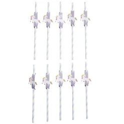 Paille décor fée licorne x10 < Gifi Best