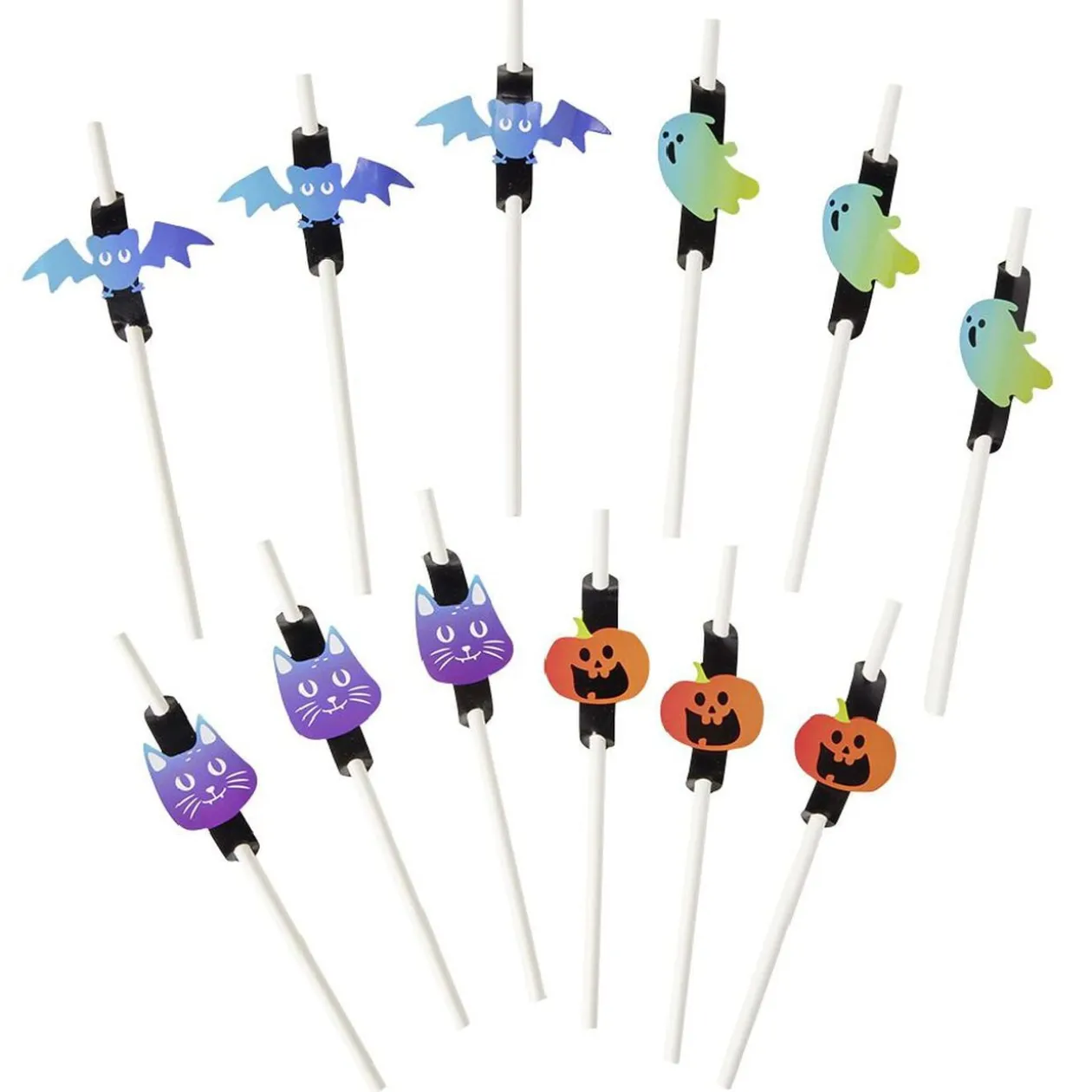 Paille Halloween x12