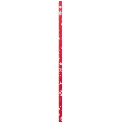 Paille papier X15 pcs imprimé Noël H20 cm rouge < Gifi Online