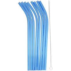 Paille réutilisable en plastique multicolore x8 < Gifi Discount