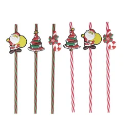 Paille réutilisable Noël x6 < Gifi Outlet