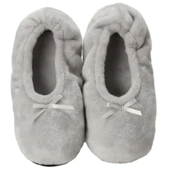 Paire de Chaussons ballerines noire blanc ou rouge
