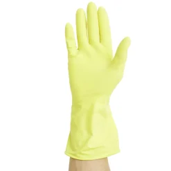 Paire de gant long en latex jaune Taille L < Gifi Sale