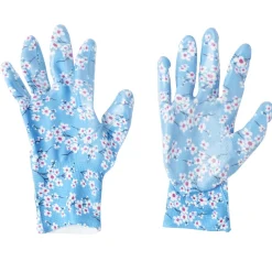 Paire de gants jardin motif floral 13x24cm (3 modèles) < Gifi Outlet