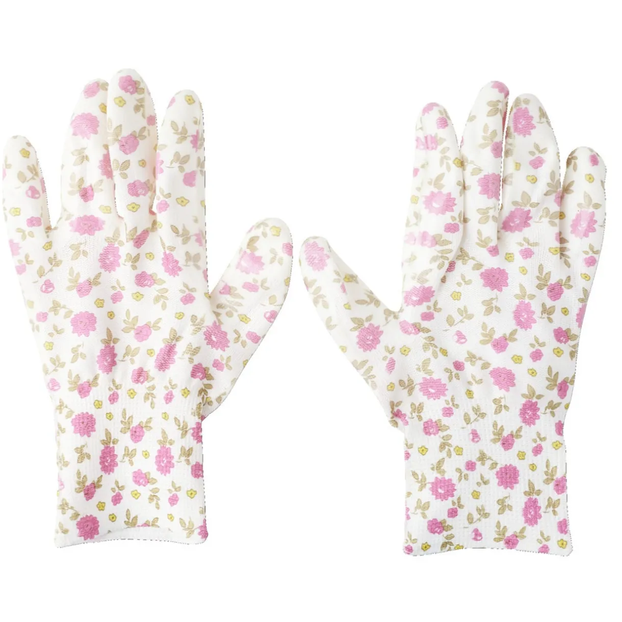 Paire de gants jardin motif floral 13x24cm (3 modèles) < Gifi Outlet