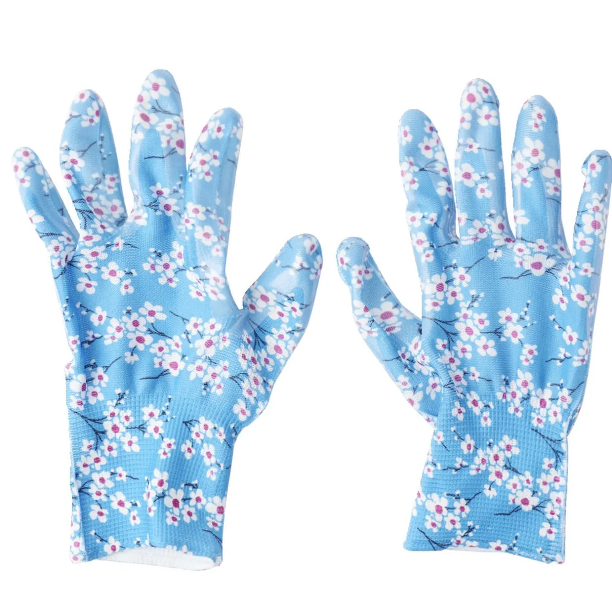 Paire de gants jardin motif floral 13x24cm (3 modèles) < Gifi Outlet