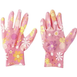 Paire de gants jardin motif floral 13x24cm (3 modèles) < Gifi Outlet