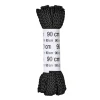 Paire de lacets noirs ou blancs L120cm (2 modèles)