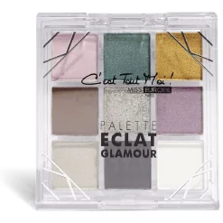 Palette éclat 9 couleurs Miss Europe glamour