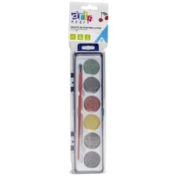 Palette peinture pailletée