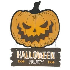 Pancarte Citrouille Halloween Party décoration Halloween