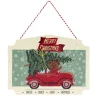 Pancarte de Noël ourson vintage en bois 18x25cm < Gifi Sale