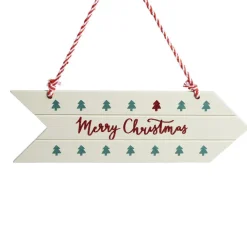 Pancarte en bois à suspendre inscription Joyeux Noël L32cm < Gifi Best