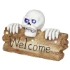 Pancarte squelette LED Halloween inscription Welcome lumineux sonore < Gifi Hot