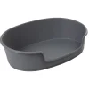 Panier chien plastique rigide gris 60x89cm