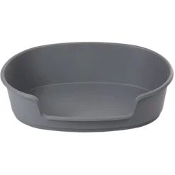 Panier chien plastique rigide gris 40x70cm < Gifi New