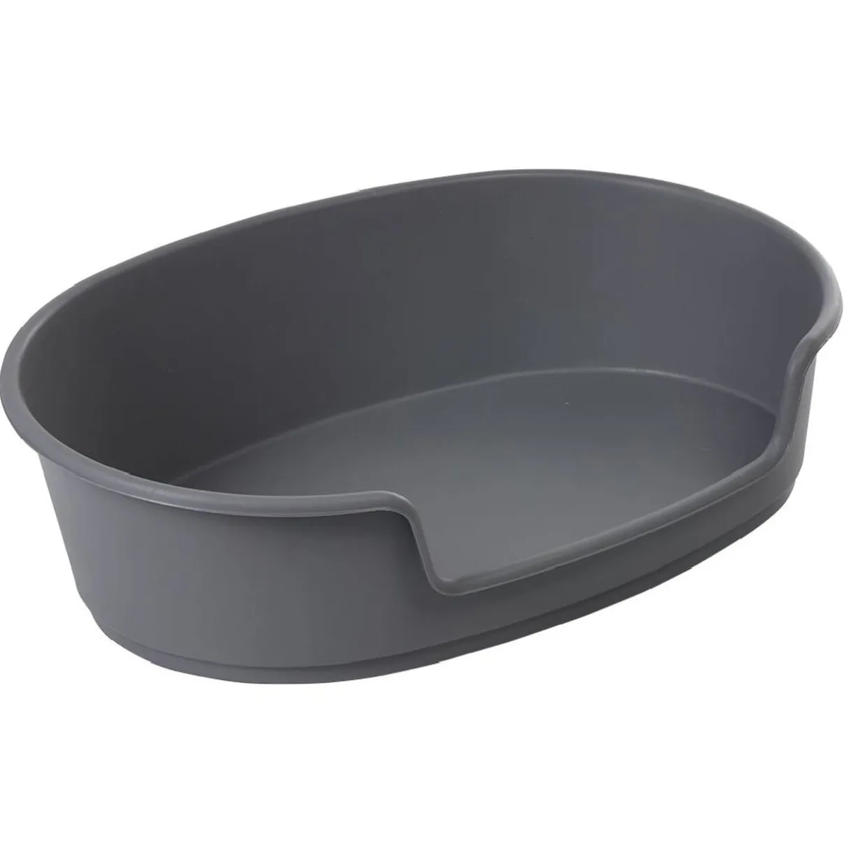 Panier chien plastique rigide gris 40x70cm < Gifi New