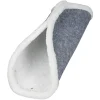 Panier couchage chat modulable gris et blanc 68x68cm