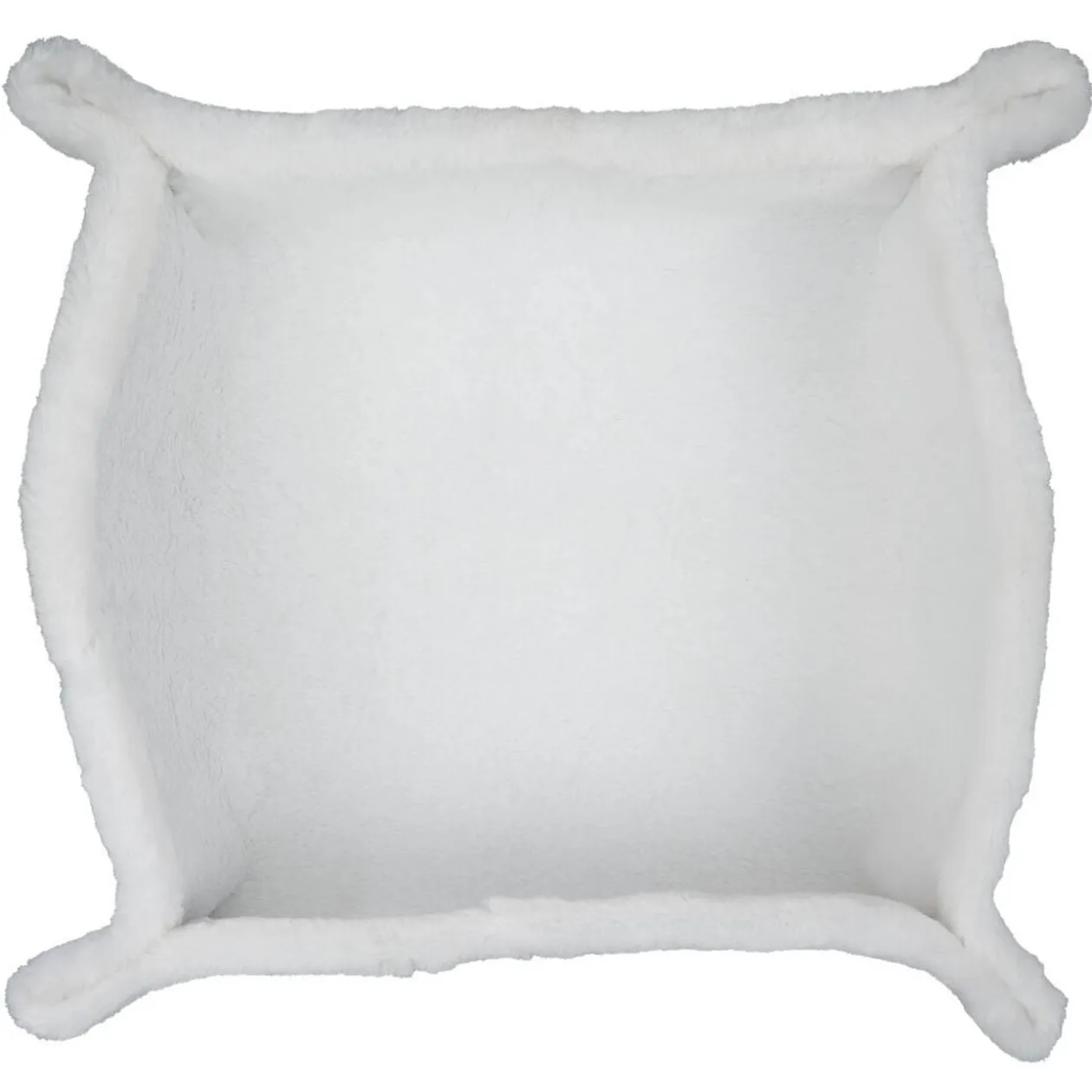 Panier couchage chat modulable gris et blanc 68x68cm
