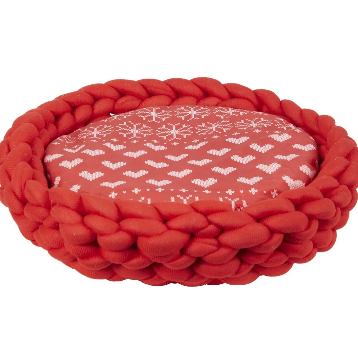 Panier de couchage avec galette rouge < Gifi New