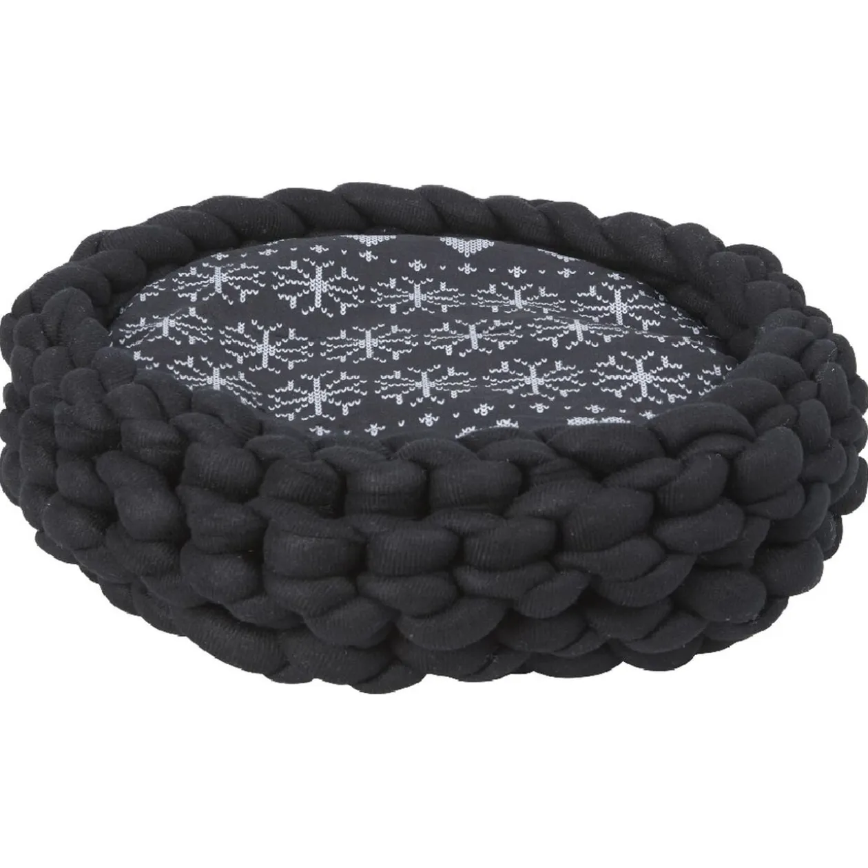 Panier de couchage avec galette noir