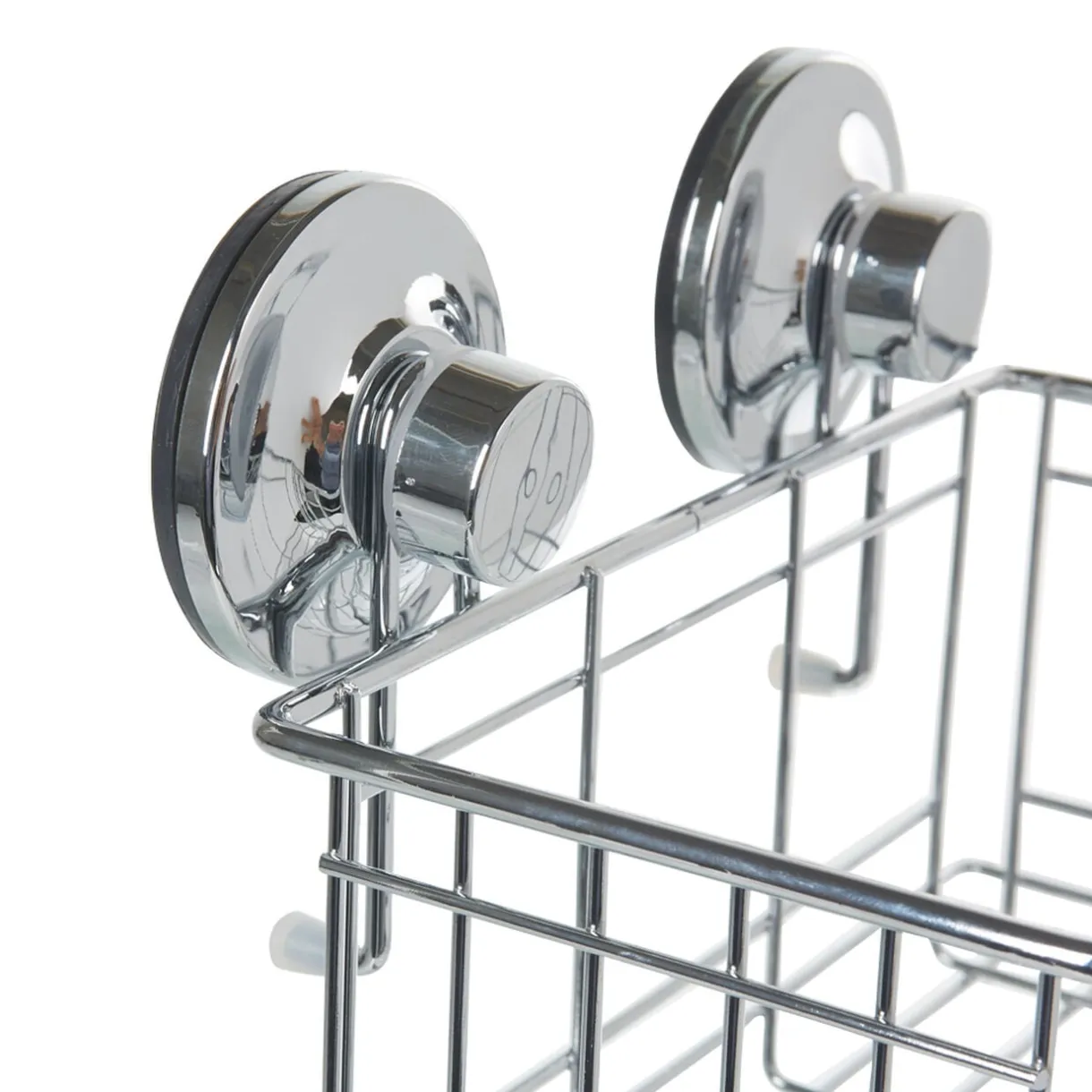 Panier de douche à ventouse inox < Gifi Discount