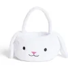 Panier de Pâques peluche lapin blanc < Gifi