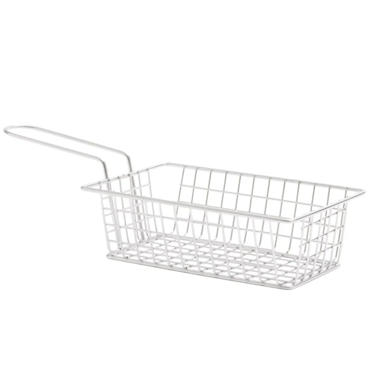 Panier de présentation en inox 24x10xH5,5cm