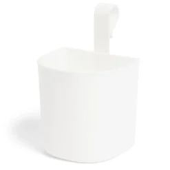 Panier de rangement à suspendre blanc 10x8xH16cm < Gifi Hot