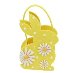 Panier en feutrine Pâques 15x7xH14,5cm (5 modèles)
