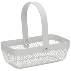 Panier en métal noir ou blanc < Gifi Outlet