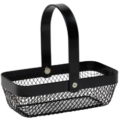 Panier en métal noir ou blanc < Gifi Outlet