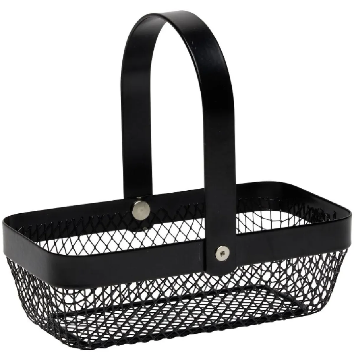 Panier en métal noir ou blanc < Gifi Outlet