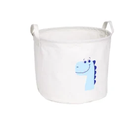 Panier à linge en toile enfant Ø30xH25cm (2 modèles) < Gifi Hot